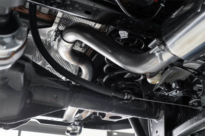 Jeep Cat Back Exhaust System Single Rear Exit Armor Lite Series For 18-Up Wrangler JL 2/4 Door 2.0L, 3.6L MBRP-3