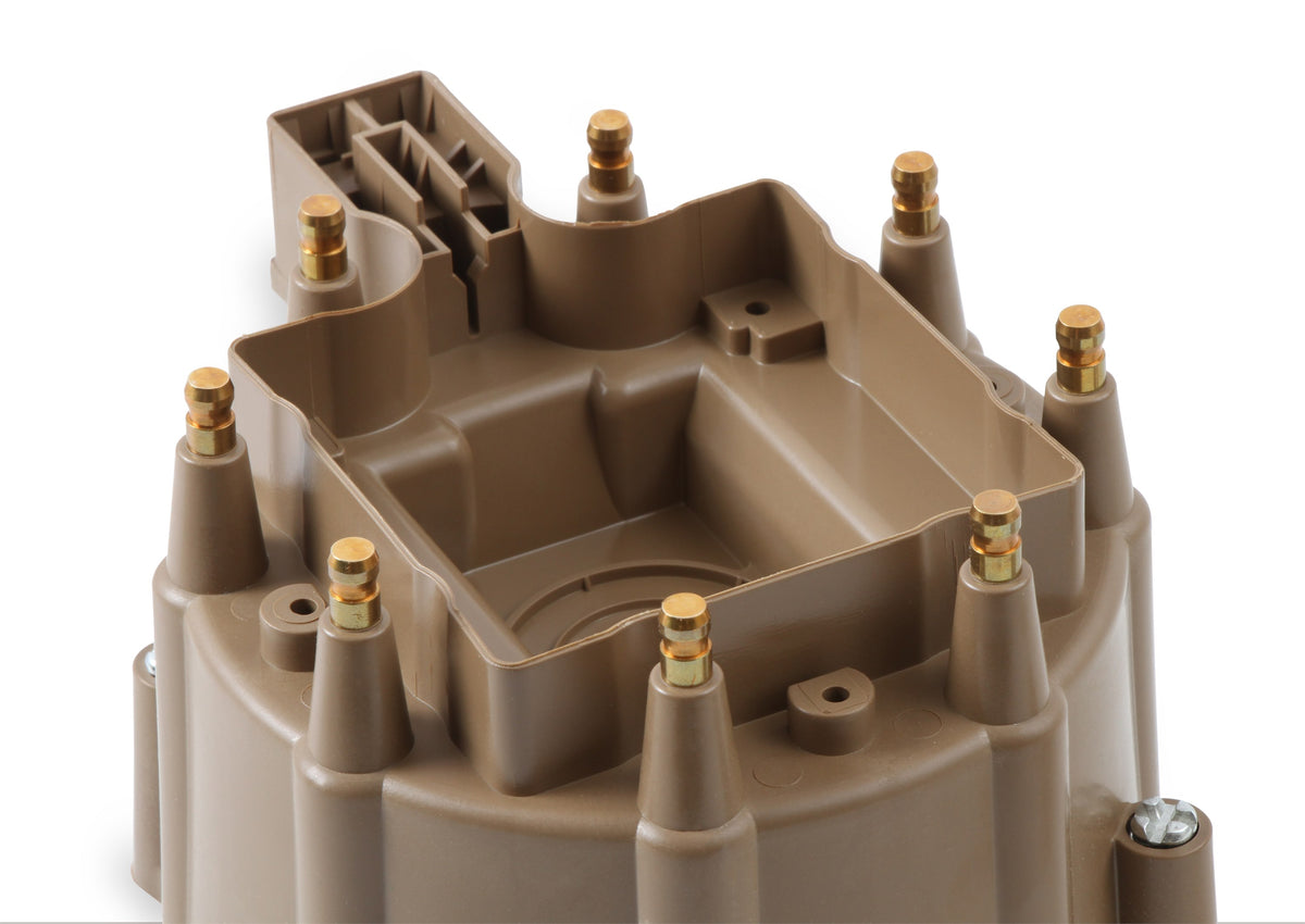 Distributor Cap & Rotor Kit Hei Style Tan 1972-1986 Various GM Clamp Down Cap ACCEL-8