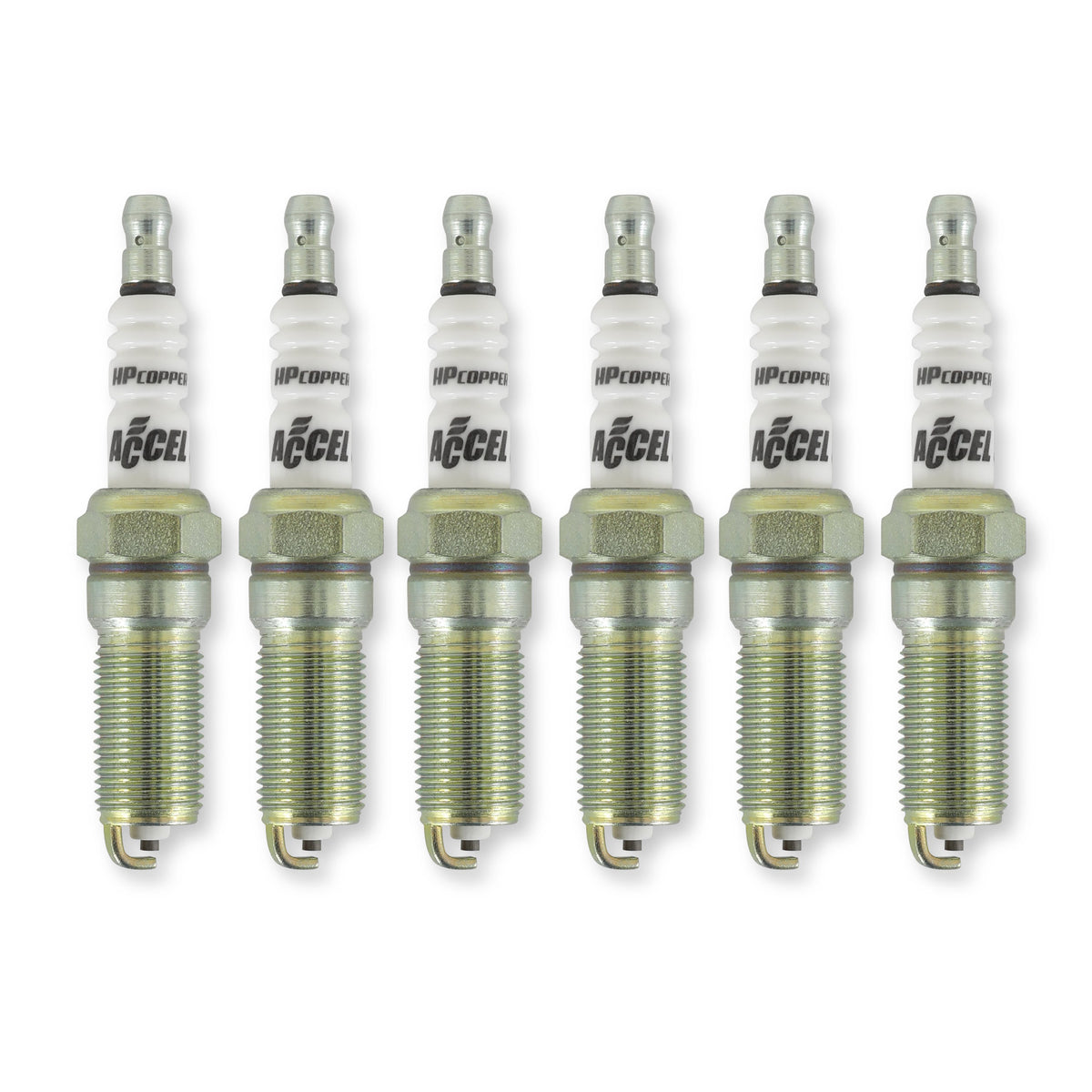 Hp Copper Spark Plug 3.5L V6 Engines -Stock Heat Range 6-Pack ACCEL