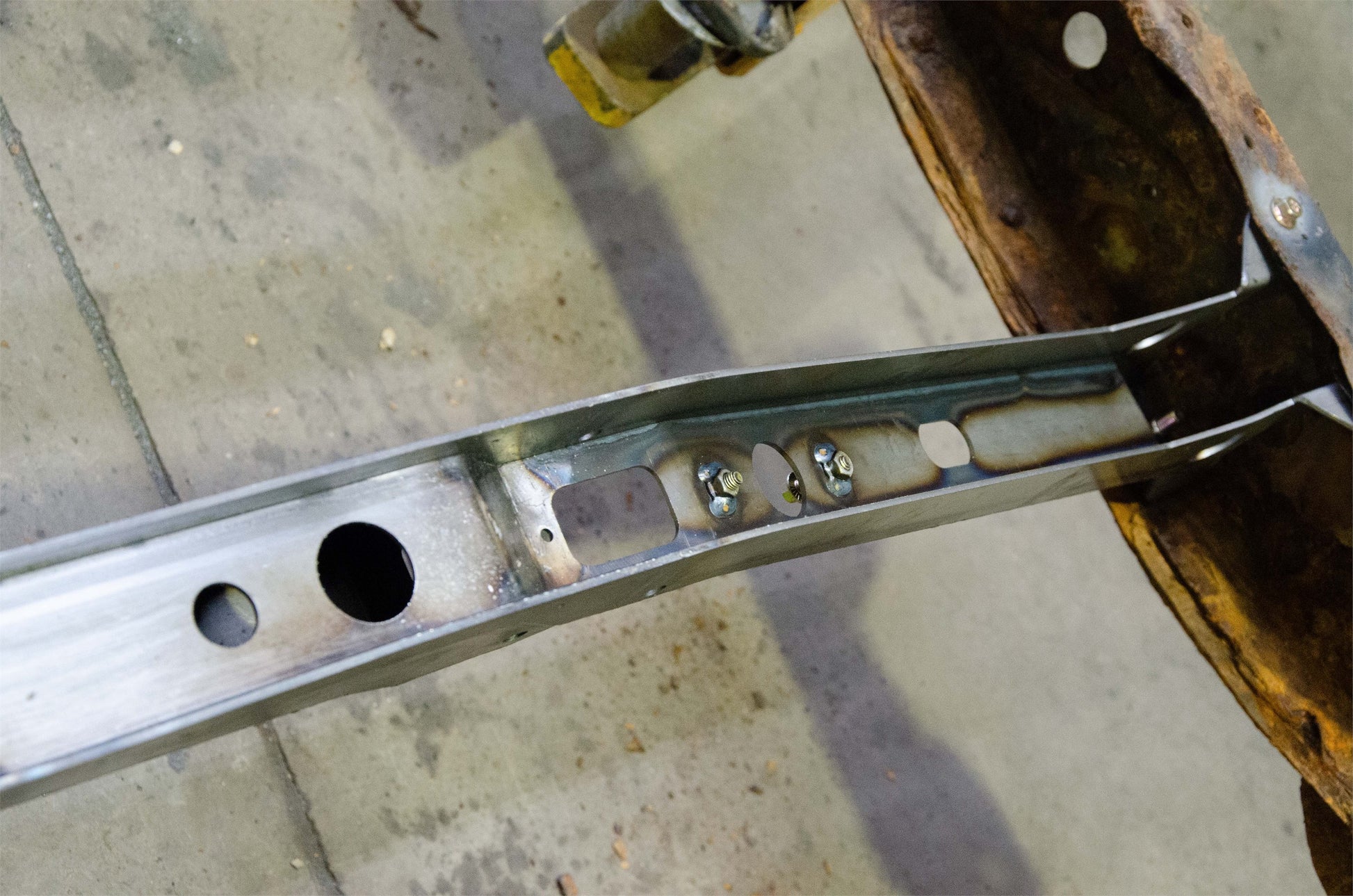 Forward Fuel Tank Crossmember for 05-06 Toyota Tundra Rust Buster Frameworks-7