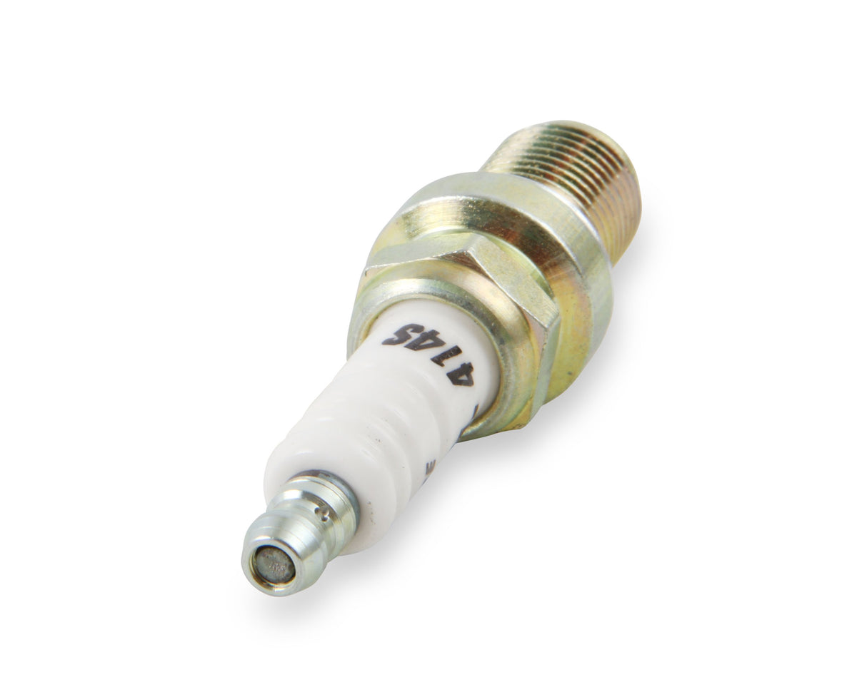 HP Copper Spark Plug Shorty 14MM Thread, .750 In Reach Heat Range 4 Gasket (Flat) Seat 4-Pack ACCEL-3