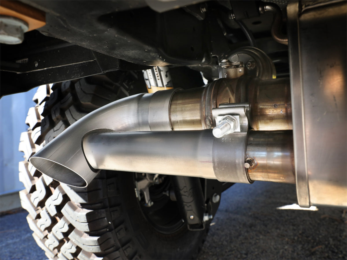 Mach Force-Xp 304 Stainless Steel OE Replacement Exhaust Tips Brushed Jeep Wrangler 392 21-26 V8-6.4L aFe Power-5