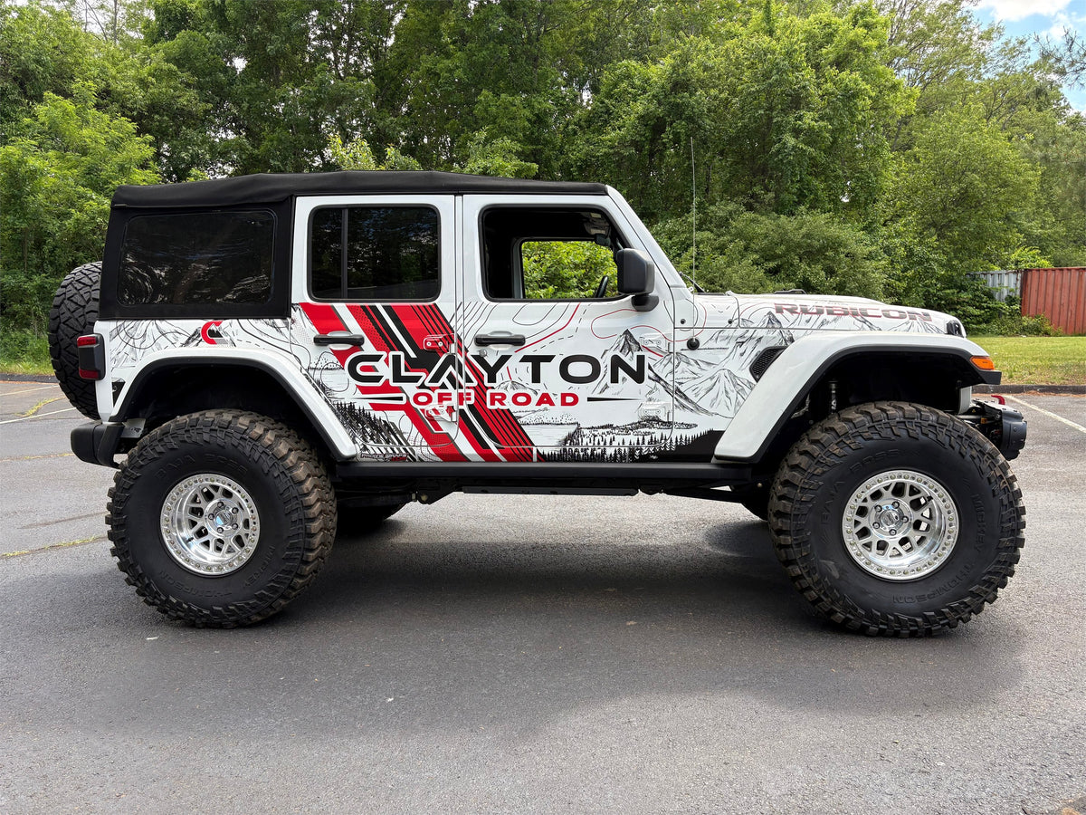 Jeep Wrangler 4.5 Inch HD Dual Rate Rear Coil Springs (18-Present, JL) Clayton Off Road-5