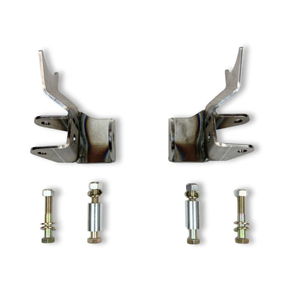 Jeep Front Lower Shock Relocation Brackets (18-Present JL/JT) Clayton Off Road