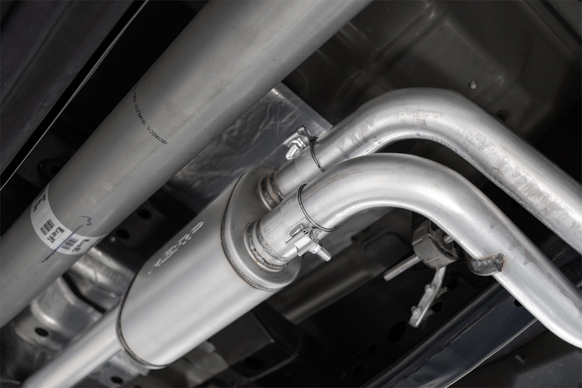 3 inch Cat-Back 2.5 inch Dual Pre-Axle (Race Profile) 21-Up F-150 T304 Stainless Steel MBRP-7