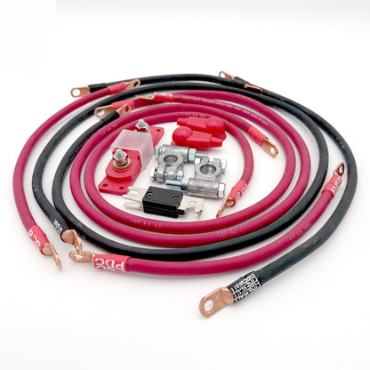 1993-1998 Jeep Grand Cherokee Battery Cable Kit ZJ 5.2-5.9 Liter 4 Gauge Battery Cable Big7Kits-12
