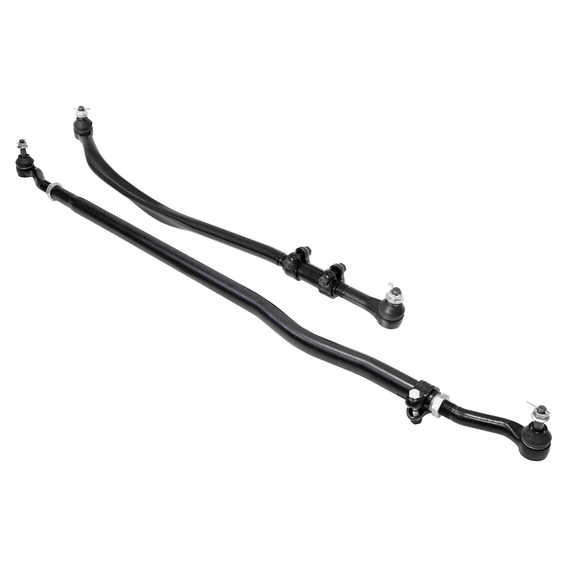 Currectlync Wrangler JK High Steer Kit For Ram Assist. Incl. Knuckles Drag Link Tie Rod Jeep JL/JT Trac Bar Trac Bar Reloc/Ram Mount Tie Rod Clamp RockJock 4x4-7