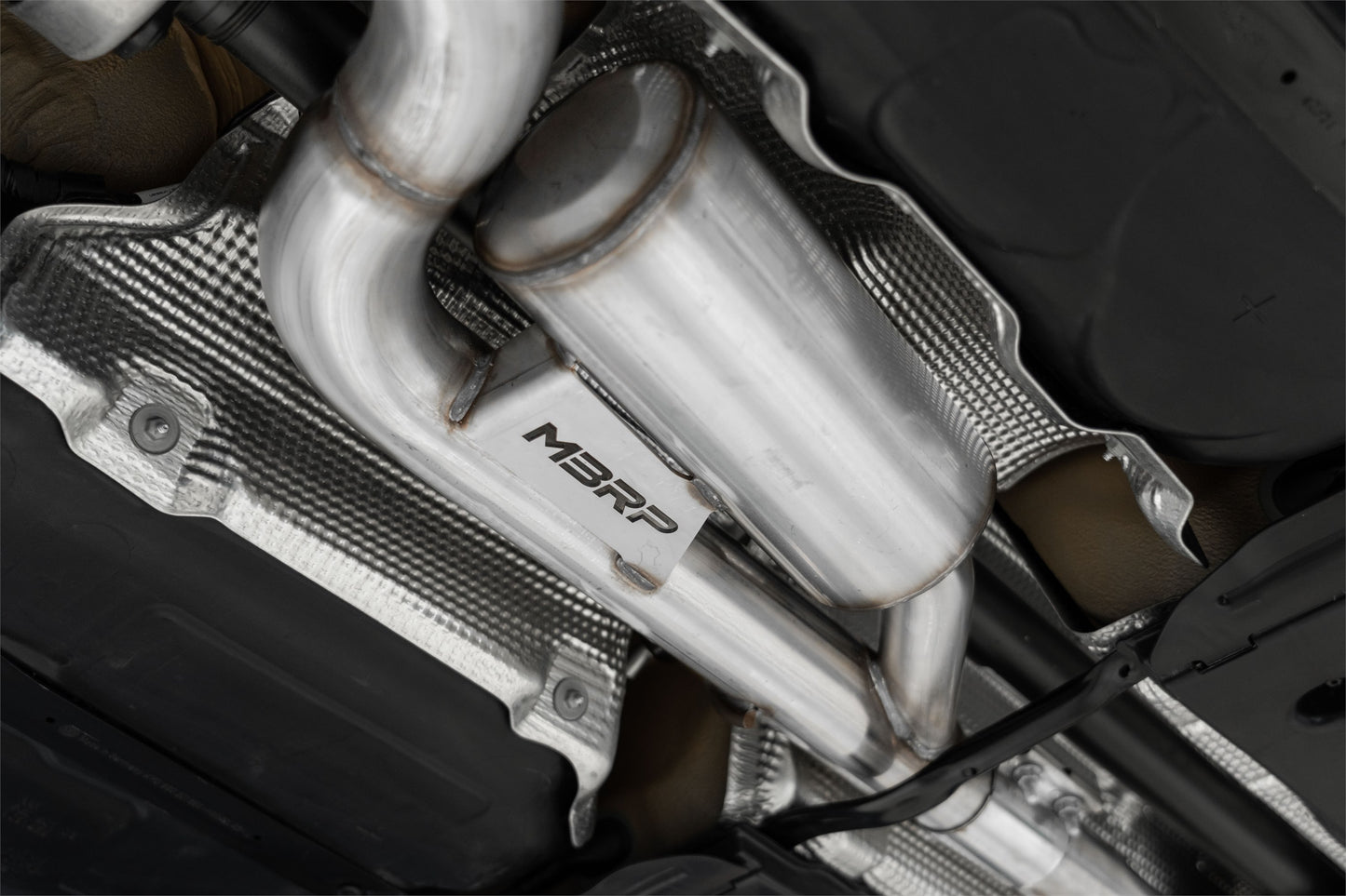 2022-Up Volkswagen Golf R MK8 T304 Stainless Steel 3 Inch Cat-Back Quad Split Rear Carbon Fiber Tips Valve Delete MBRP-3