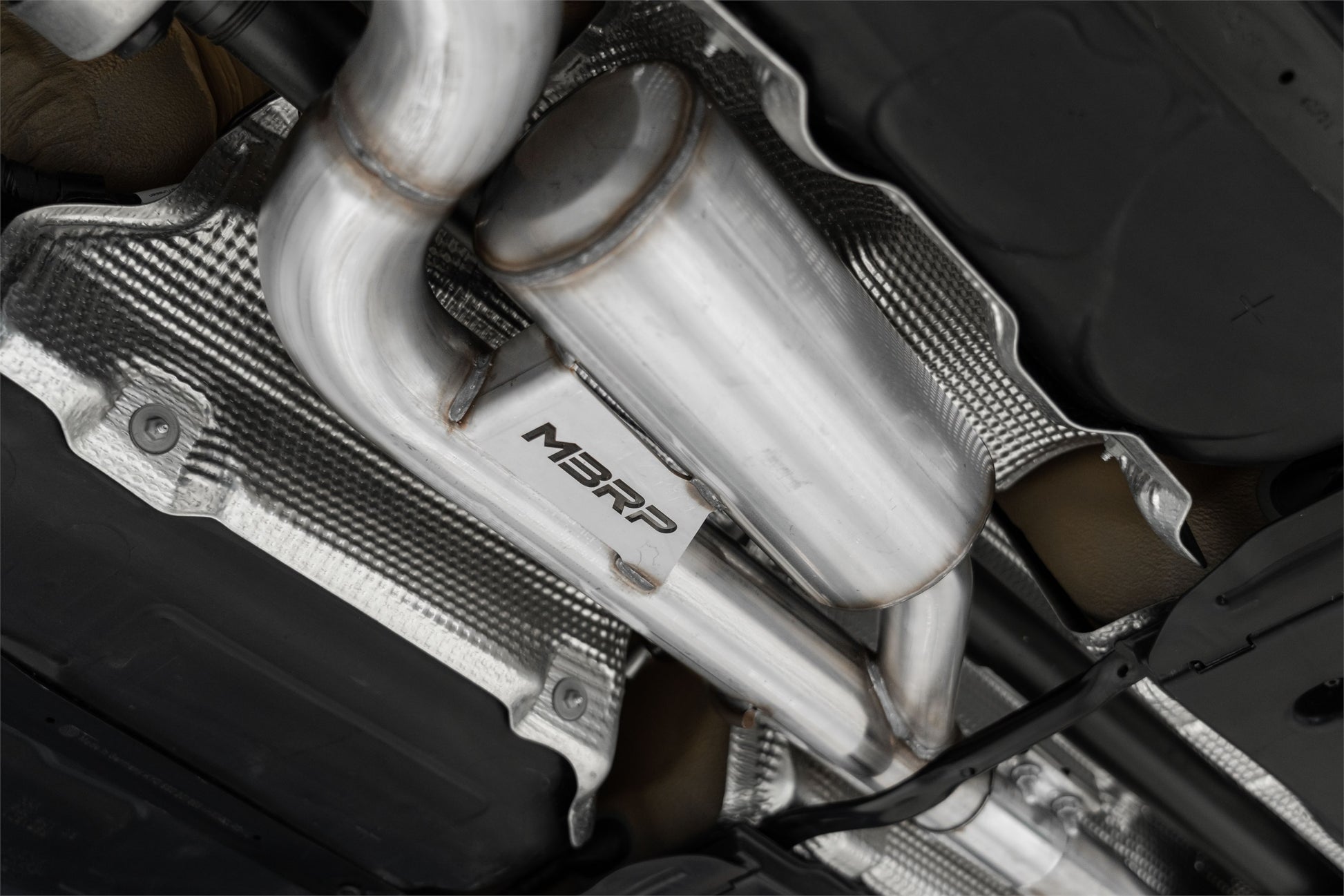 2022-Up Volkswagen Golf R MK8 T304 Stainless Steel 3 Inch Cat-Back Quad Split Rear Carbon Fiber Tips Valve Delete MBRP-3