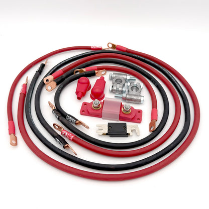 2005-2015 Toyota Tacoma Battery Cable Kit Gen 2 2.7 Liter 2 Gauge Battery Cable Big7Kits-15