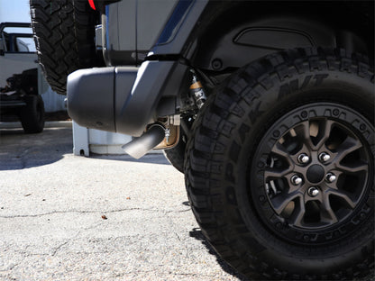 Mach Force-Xp 304 Stainless Steel OE Replacement Exhaust Tips Brushed Jeep Wrangler 392 21-26 V8-6.4L aFe Power-4