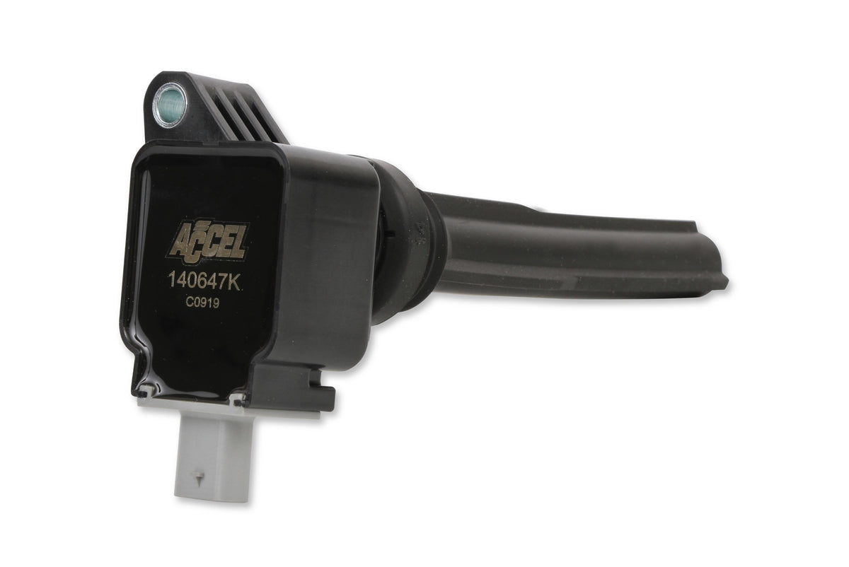 Ignition Coil 2017-2020 Ford Ecoboost 3.5L Engines, Black, 6-Pack An Economical, Direct Replacement Coil For Your Ecoboost From The Ignition Experts At ACCEL-7