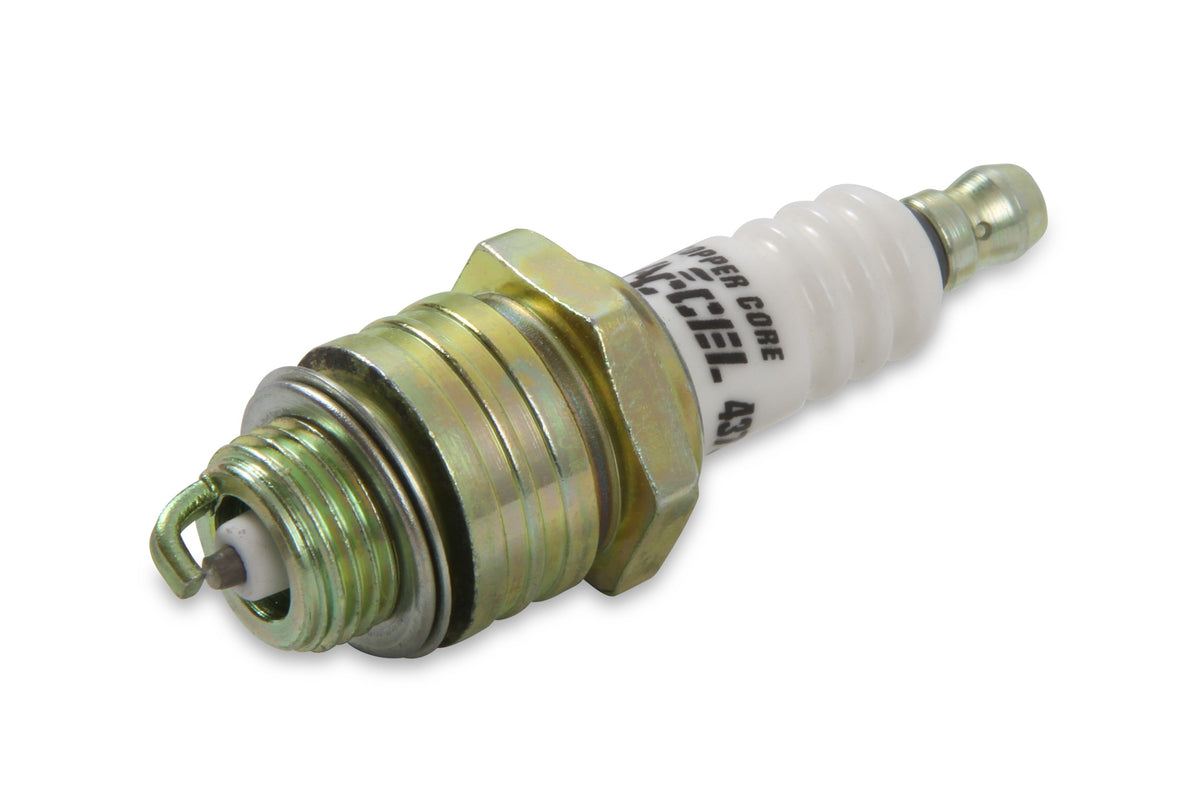 HP Copper Spark Plug Shorty 14MM Thread .375 In Reach Gasket Seat 8 Pack Of 0437S ACCEL-2