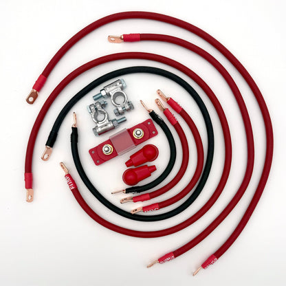 2005-2010 Jeep Commander XK Battery Cable Kit 4.7 Liter 2 Gauge Battery Cable Big7Kits-11