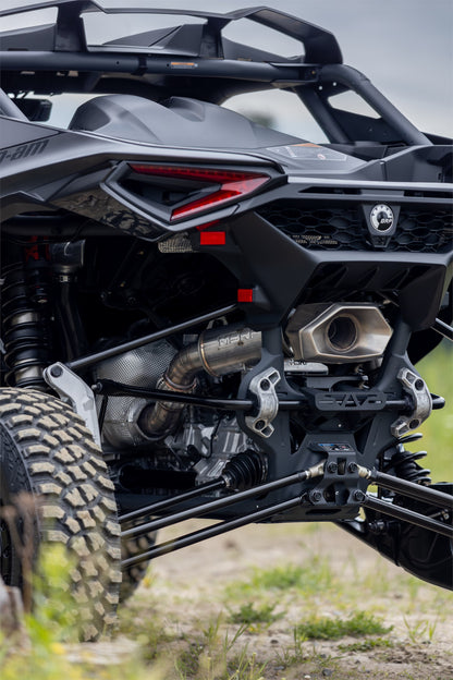 2024-Up Can-Am Maverick R Performance Series 3 Inch Single Slip-on Turbo Back Exhaust System MBRP-5