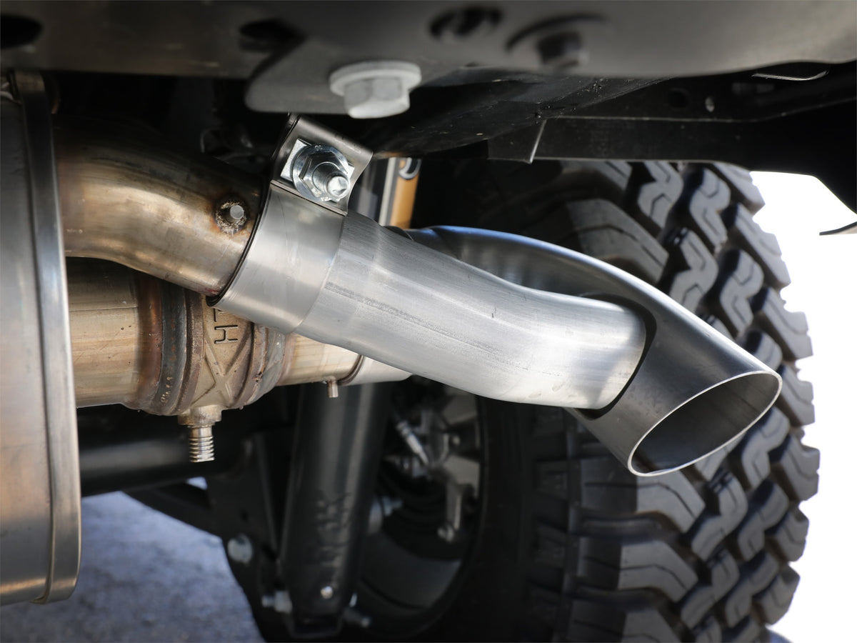 Mach Force-Xp 304 Stainless Steel OE Replacement Exhaust Tips Brushed Jeep Wrangler 392 21-26 V8-6.4L aFe Power-6