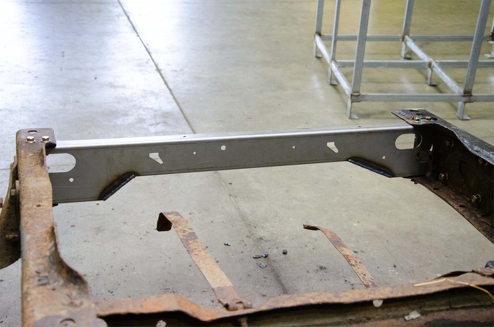 Spare Tire Crossmember For 1980-1996 Ford F-150 Rust Buster Frameworks-6