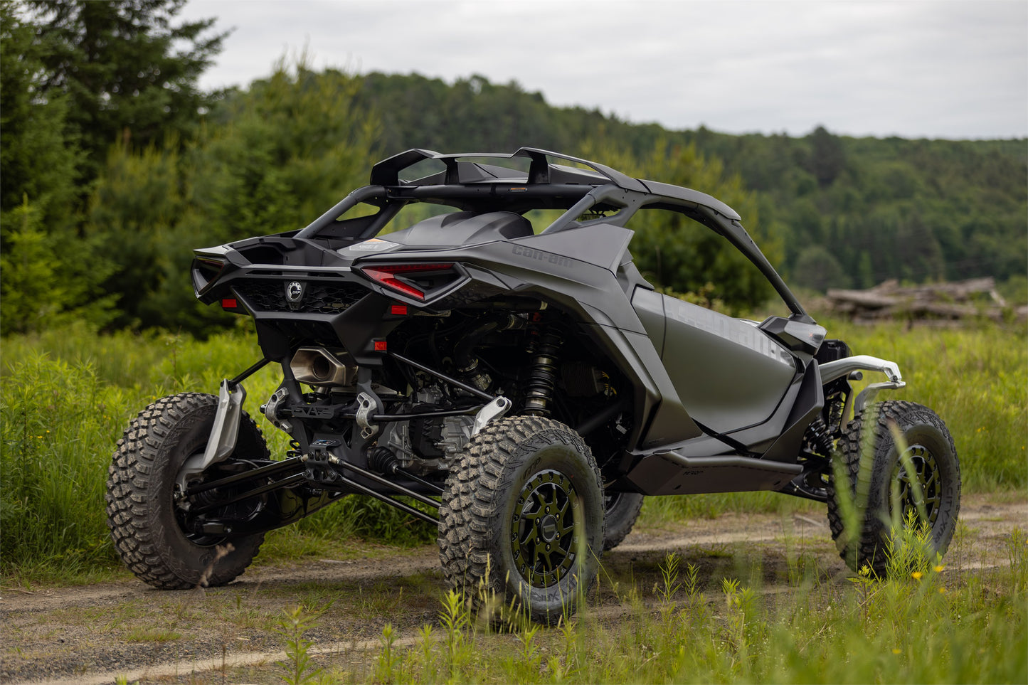 2024-Up Can-Am Maverick R Performance Series 3 Inch Single Slip-on Turbo Back Exhaust System MBRP-2