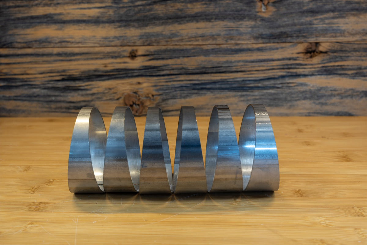 Universal T304 Stainless Steel 3.5 Inch Diameter 180 Degree Pie Cut Kit MBRP-3
