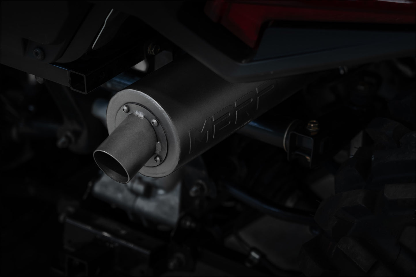 Slip-On Combination W/Sport Muffler For 01-Up Polaris Sportsman MBRP-1