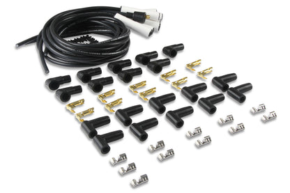 Spark Plug Wire Set Universal 180 Deg White Ceramic Boots These Ceramic Boot Spiral Core Universal Fit Spark Plug Wire Sets Have Straight 180 Degree Boots ACCEL-2
