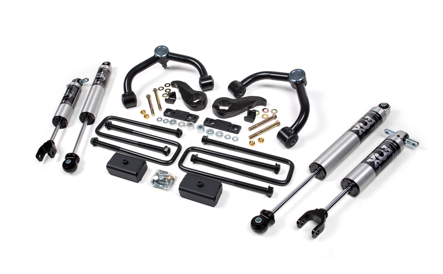 20-24 Chevrolet Silverado/GMC Sierra 2500/3500 HD 3 Inch Lift Kit w/o overloads - Fox 2.5 Performance Series BDS Suspension