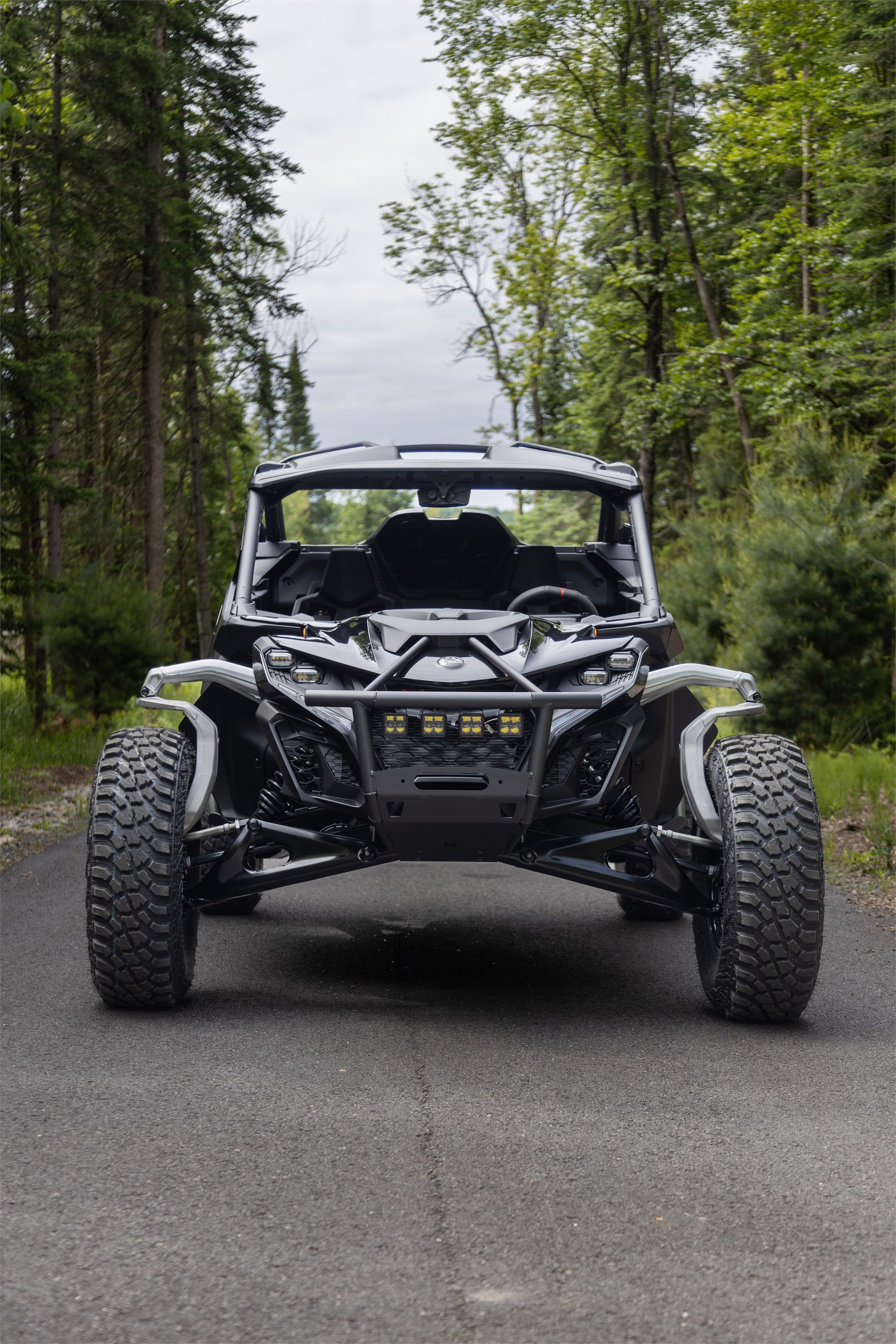 2024-Up Can-Am Maverick R Performance Series 3 Inch Single Slip-on Turbo Back Exhaust System MBRP-12