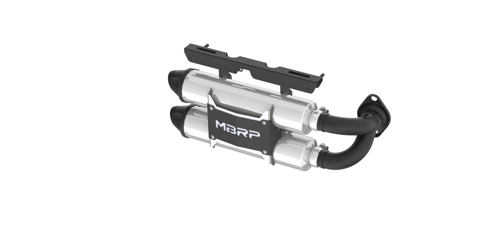 Stacked Dual Slip On Exhaust Pipe Performance Series For 15-17 Polaris RZR XP 1000 MBRP