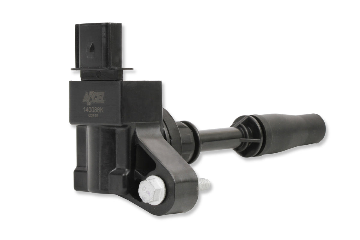 Ignition Coils General Motors 2.0L Turbo, 2.5L, Engines, Black, 4-Pack Fits 2013-2018, Buick, Cadillac, Chevy, Gmc 2.0L Turbo And 2.5L 4-Cylinder Engines ACCEL-6