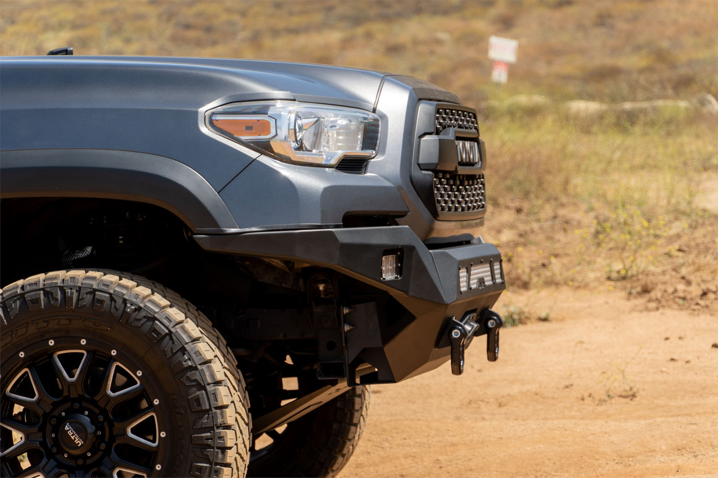 2016 2023 Toyota Tacoma Mto Series Winch Front Bumper DV8 Offroad-6