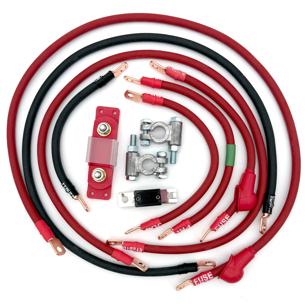 2005-2010 Jeep Grand Cherokee WK Battery Cable Kit 5.7 Liter 1/0 Gauge Battery Cable Big7Kits