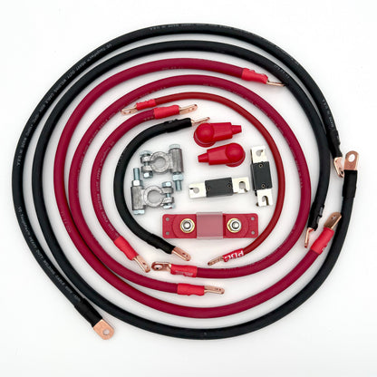2016-2021 Toyota Tacoma Battery Cable Kit Gen 3 3.5 Liter 1/0 Gauge Battery Cable Big7Kits