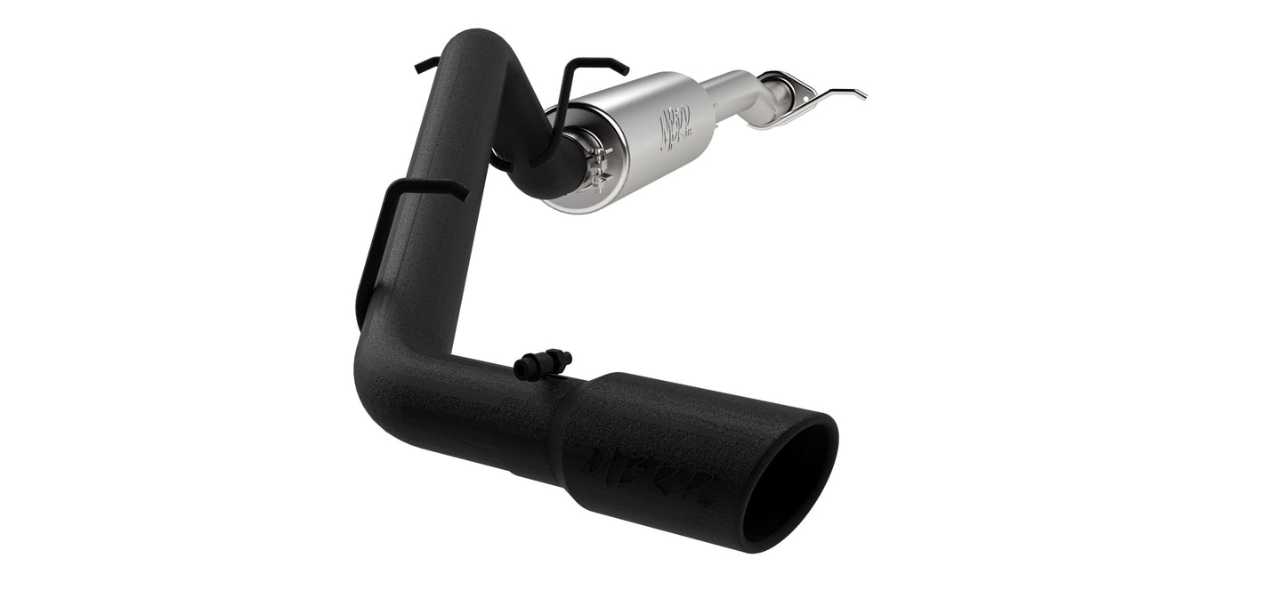 3 Inch Cat Back Exhaust System Single Side Black Coated For 15-16 Colorado/Canyon MBRP