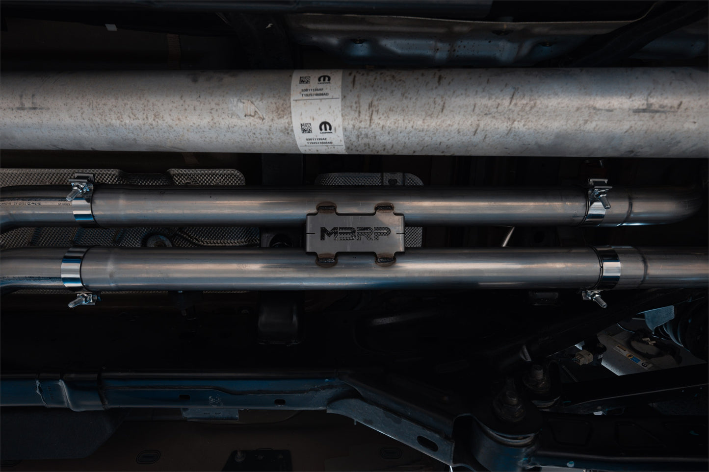 2025-UP Ram 1500 RHO 3.0L HO, Armor Pro 3-Inch Cat-Back Dual Split Rear with Carbon Fiber Tips, MBRP-5