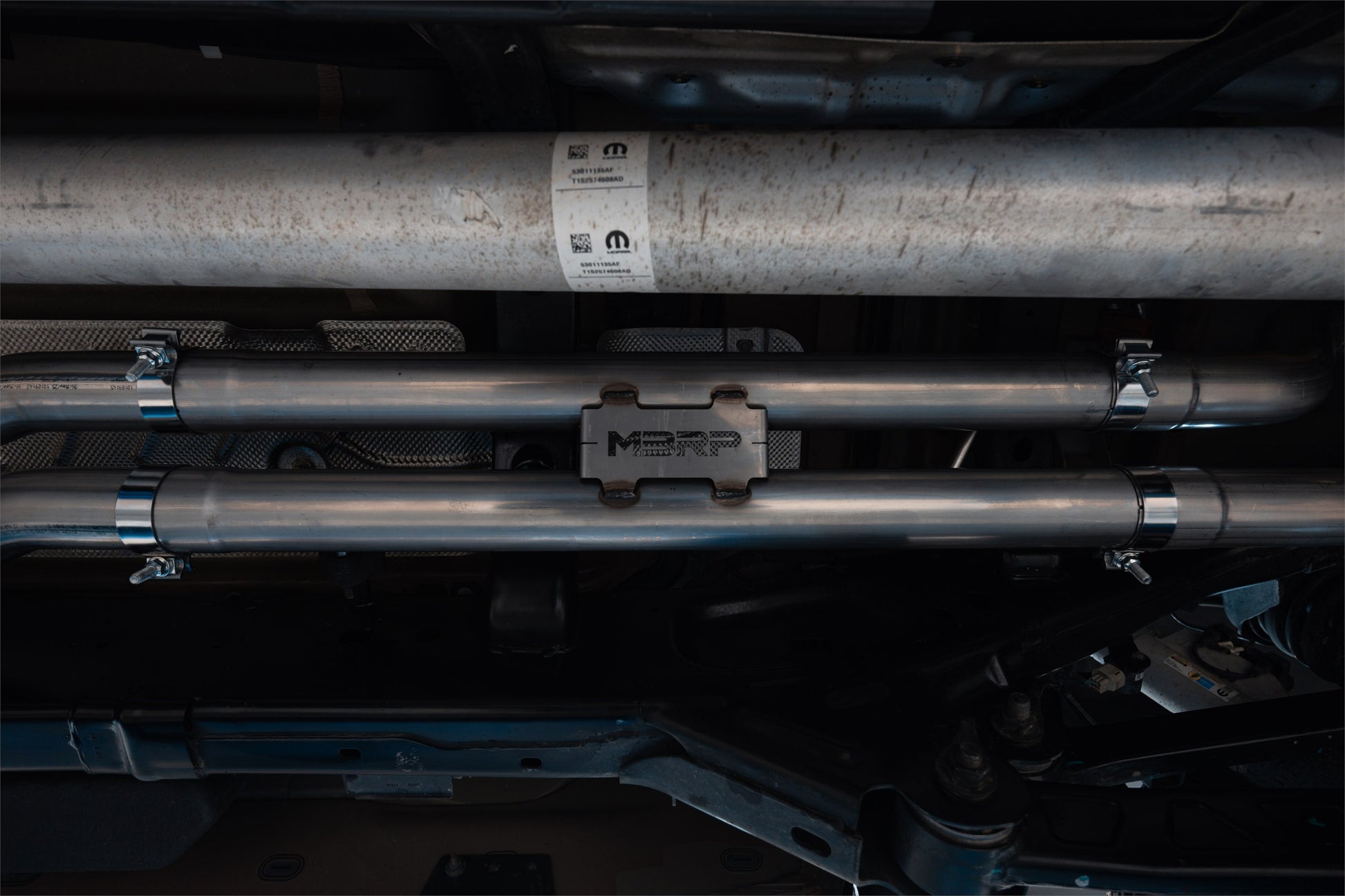 2025-UP Ram 1500 RHO 3.0L HO, Armor Pro 3-Inch Cat-Back Dual Split Rear with Carbon Fiber Tips, MBRP-5