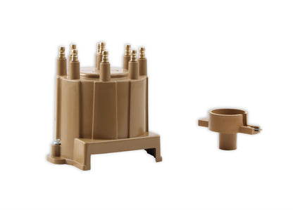 Distributor Cap & Rotor Kit Hei Style Tan 1987-1993 Various GM Screw Down Cap ACCEL-2