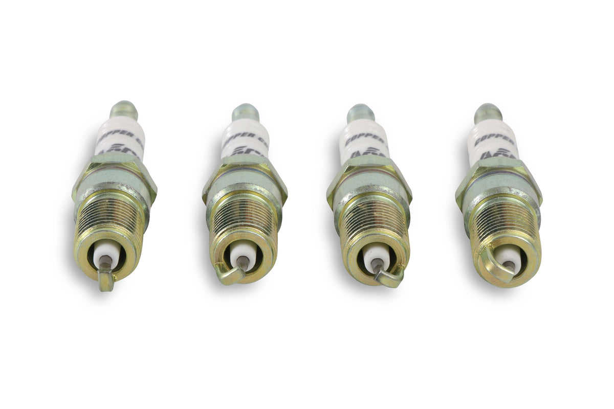 Hp Copper Spark Plug 14MM Thread .708 In Reach Tapered Seat 4 Pack ACCEL-1