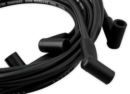 Spark Plug Wire Set Chevy Small Block- Hei 75-86 Wires Under Valve Cover Black ustom Fit Extreme Heat Black Ceramic Boot Spark Plug Wire Set ACCEL-2