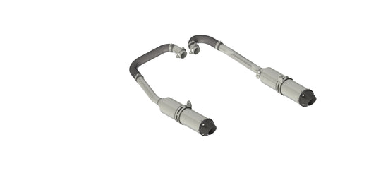 Complete Dual System Headers Back For 11-14 Polaris RZR 900 All Models MBRP