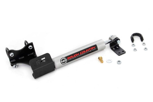 N3 Steering Stabilizer | Axle Bracket | 2-8 Inch Lift | Jeep Wrangler JK (07-18) Rough Country