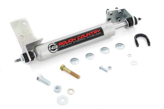 N3 Steering Stabilizer | 0-3 Inch Lift | Chevy/GMC Sierra 1500/Silverado 1500/Tahoe/Yukon (92-06) Rough Country