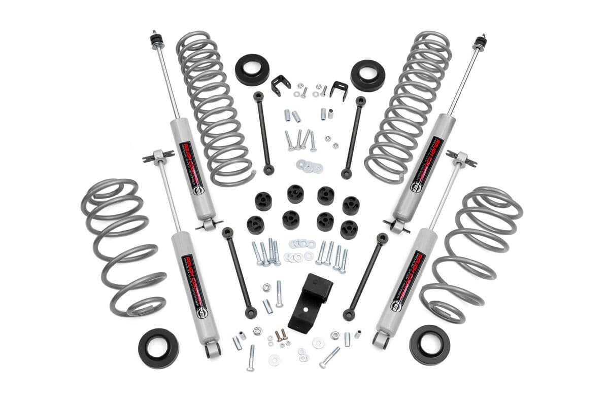 3.25 Inch Lift Kit | 4 Cyl | Jeep Wrangler TJ 4WD (1997-2002) Rough Country