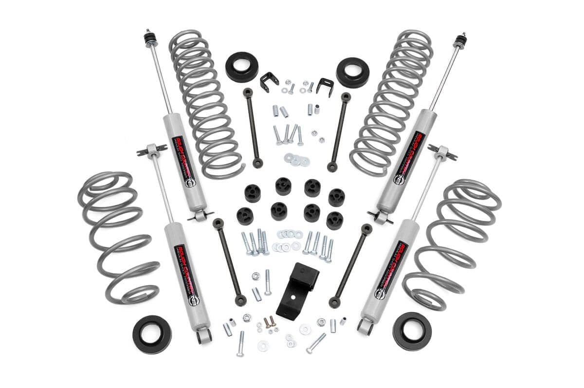 3.25 Inch Lift Kit | 4 Cyl | Jeep Wrangler TJ (03-06)/Wrangler Unlimited (04-06)  Rough Country
