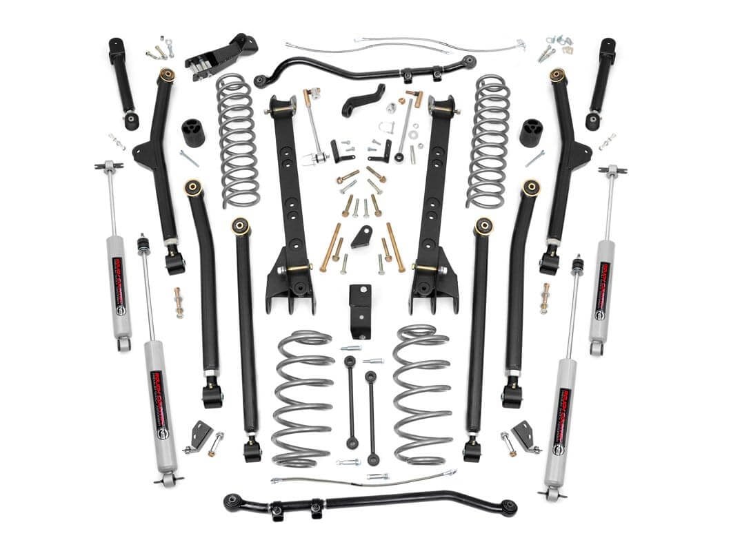 6 Inch Lift Kit | Long Arm | Jeep Wrangler Unlimited 4WD (2004-2006) Rough Country