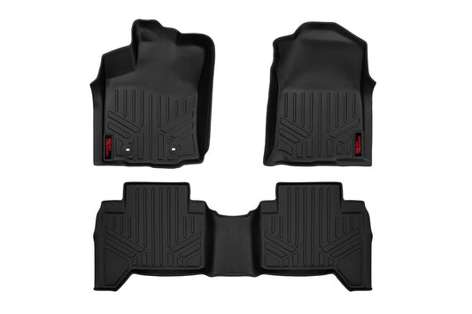 Floor Mats | Front and Rear | Toyota Tacoma 2WD/4WD (2016-2023) Rough Country