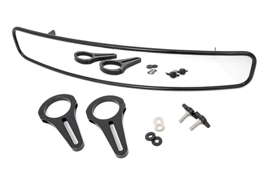 UTV Rear View Mirror | Convex | 17" x 3" | 1.75" Mount Rough Country