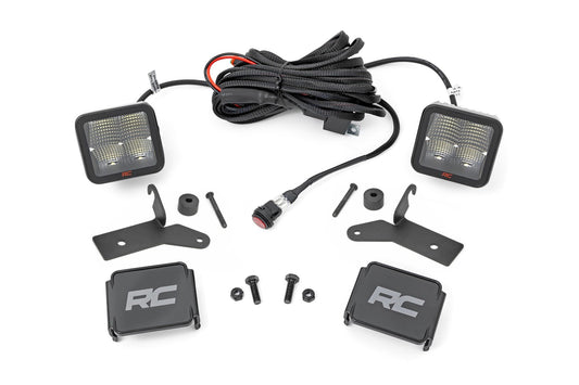 LED Light Kit | Hinge Mount | 2" Spectrum Pair | Jeep Gladiator JT/Wrangler JL (18-24) Rough Country