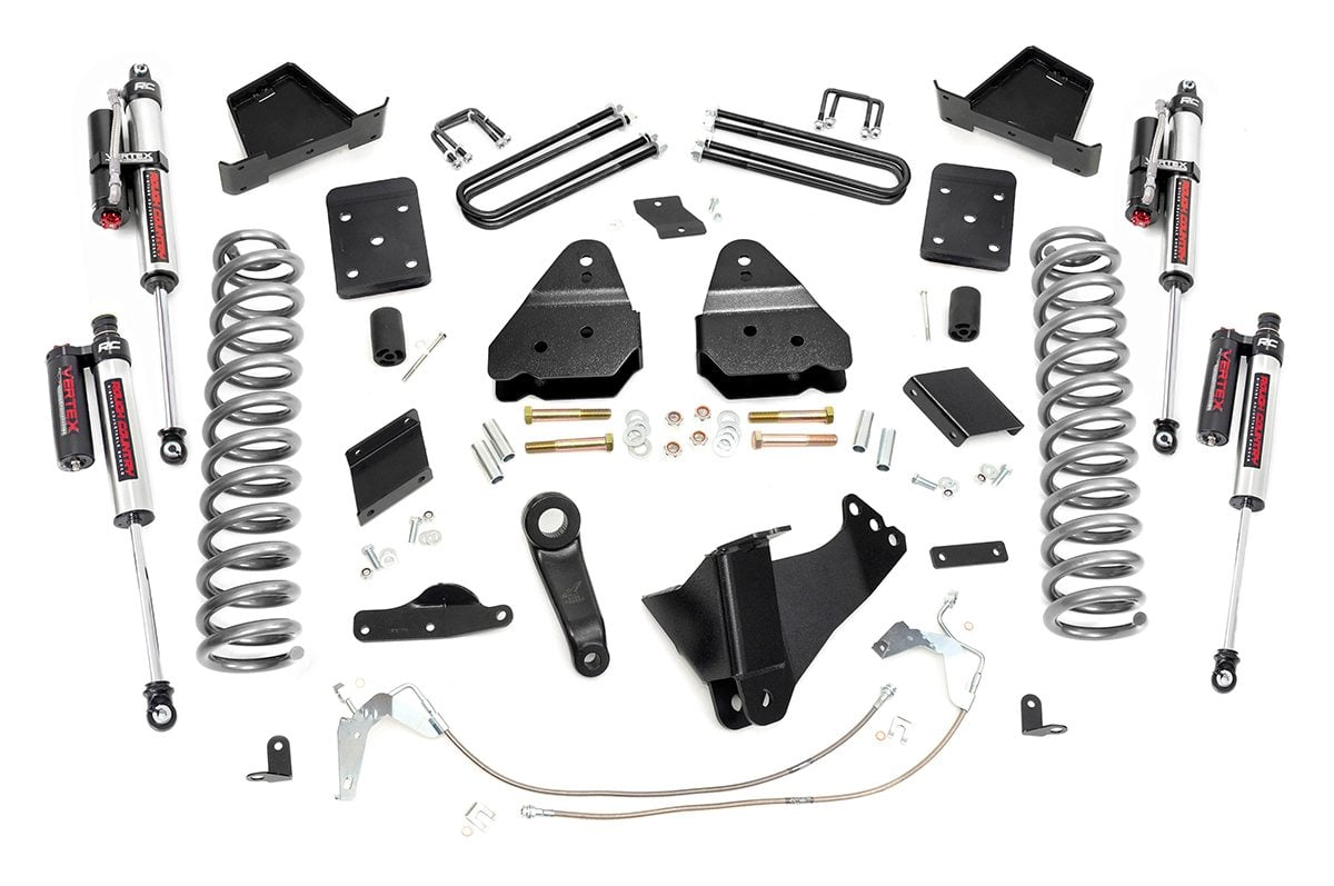 6 Inch Lift Kit | Diesel | OVLD | Vertex | Ford F-250 Super Duty 4WD (15-16) Rough Country