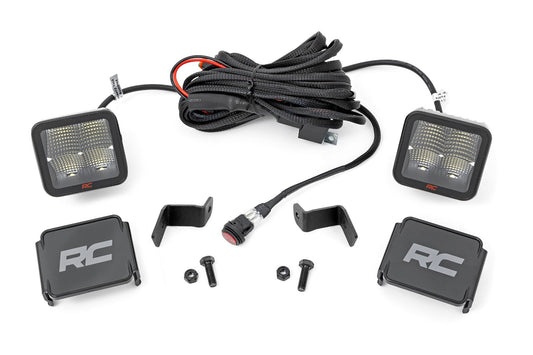 LED Light Kit | Ditch Mount | 2" Spectrum Pair | Spot | Ford F-150 (15-24)/F-150 Lightning (22-24)  Rough Country