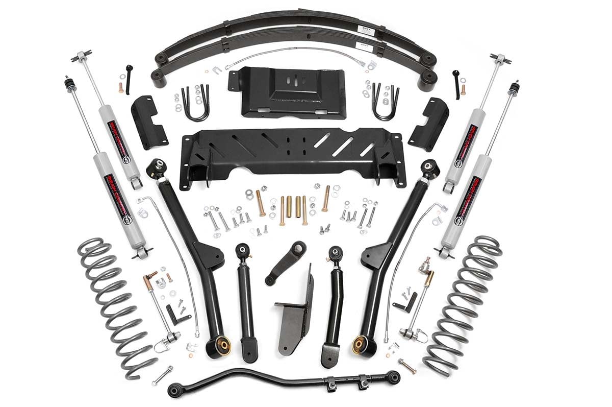 4.5 Inch Lift Kit | Long Arm | RR Leafs | Jeep Cherokee XJ 4WD (1984-2001) Rough Country